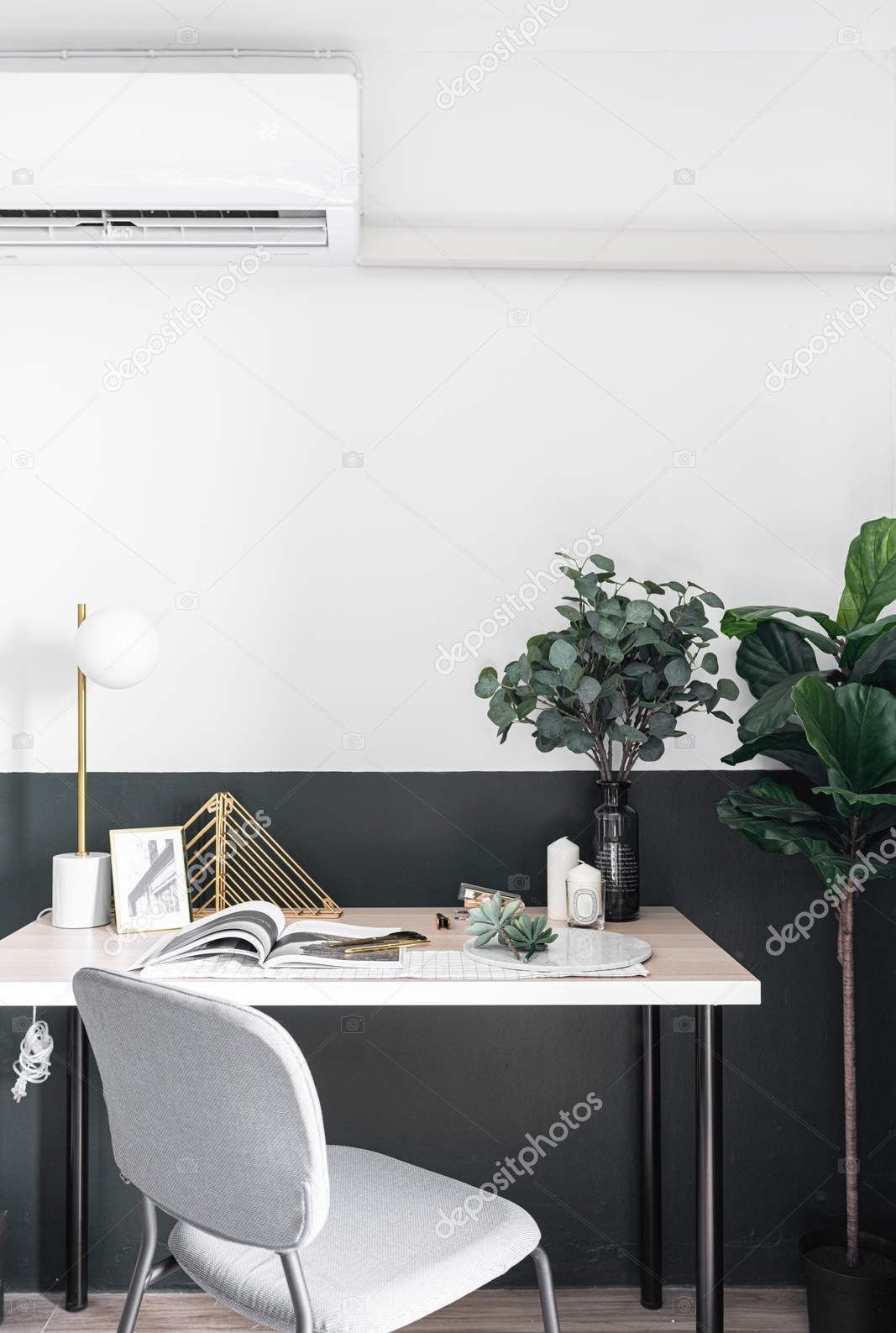 depositphotos 326618326 stock photo stylish working corner in scandinavian